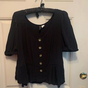 H&M peplum top